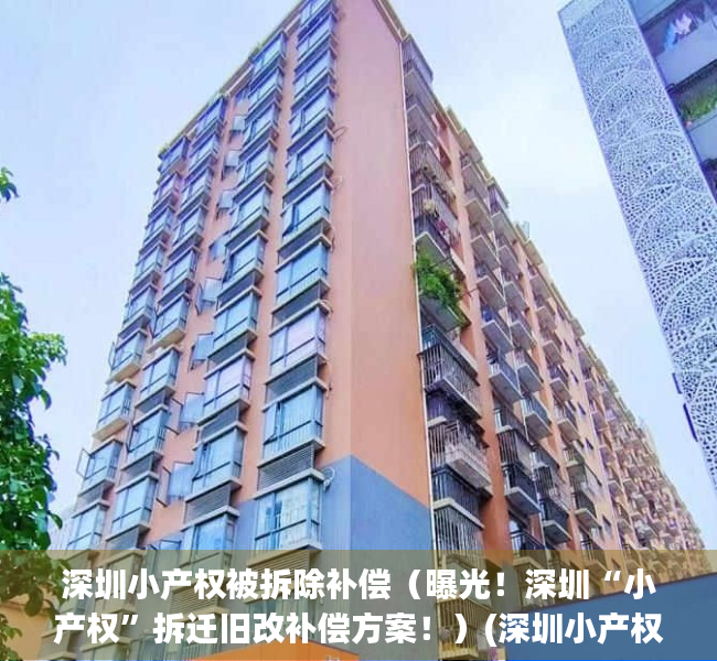 深圳小产权被拆除补偿（曝光！深圳“小产权”拆迁旧改补偿方案！）(深圳小产权房拆迁最新政策)