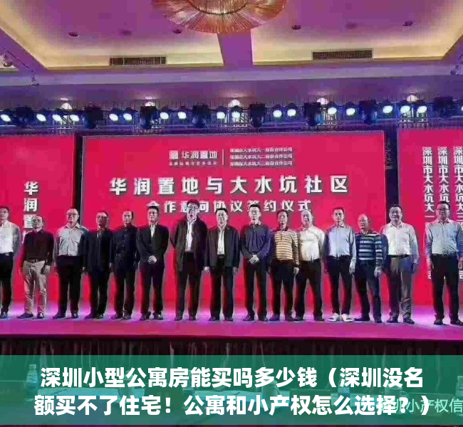 深圳小型公寓房能买吗多少钱（深圳没名额买不了住宅！公寓和小产权怎么选择？）