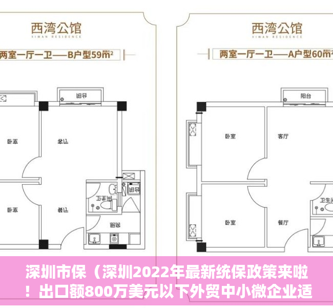 深圳市保（深圳2022年最新统保政策来啦！出口额800万美元以下外贸中小微企业适用）