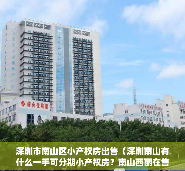 深圳市南山区小产权房出售（深圳南山有什么一手可分期小产权房？南山西丽在售小产权房，深圳南山蛇口周边在卖红本公寓-南山蛇口地铁口周边在卖红本公寓【水湾·国际）