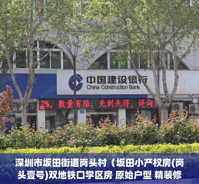 深圳市坂田街道岗头村（坂田小产权房(岗头壹号)双地铁口学区房 原始户型 精装修拎包入住 三房两房一房四房集资房村委统建楼自建房宅基地带装修深圳农民房）