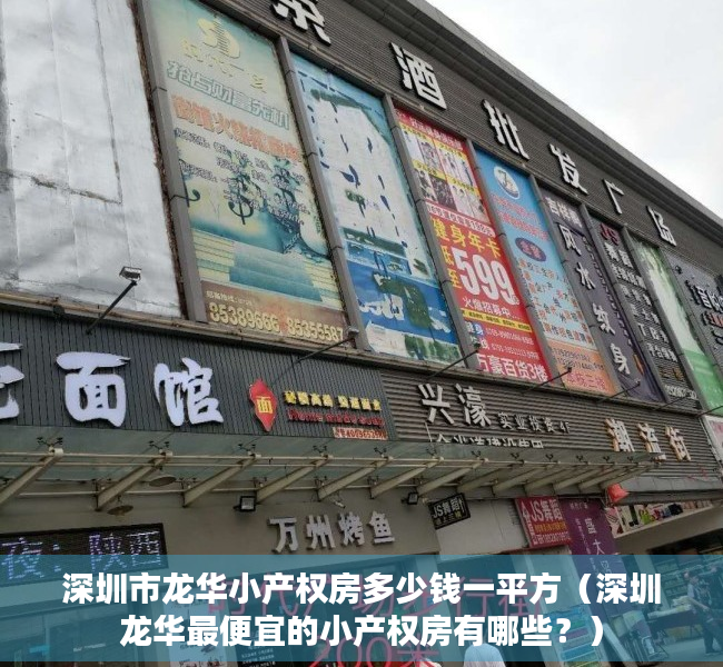 深圳市龙华小产权房多少钱一平方（深圳龙华最便宜的小产权房有哪些？）