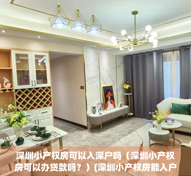 深圳小产权房可以入深户吗（深圳小产权房可以办贷款吗？）(深圳小产权房能入户吗)