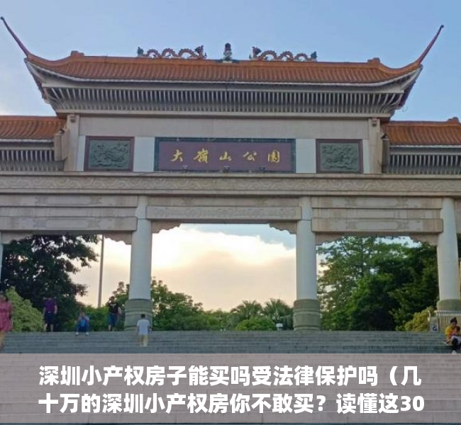 深圳小产权房子能买吗受法律保护吗（几十万的深圳小产权房你不敢买？读懂这30段话买房也就通透了）