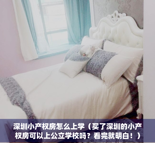 深圳小产权房怎么上学（买了深圳的小产权房可以上公立学校吗？看完就明白！）