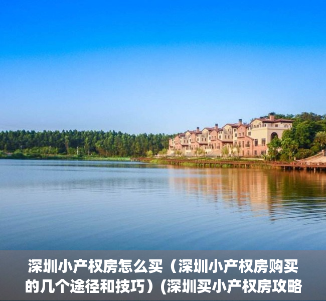 深圳小产权房怎么买（深圳小产权房购买的几个途径和技巧）(深圳买小产权房攻略)