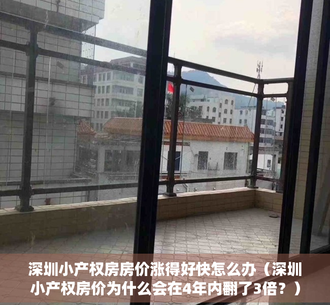深圳小产权房房价涨得好快怎么办（深圳小产权房价为什么会在4年内翻了3倍？）