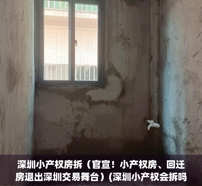 深圳小产权房拆（官宣！小产权房、回迁房退出深圳交易舞台）(深圳小产权会拆吗)