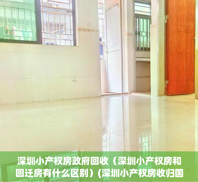 深圳小产权房政府回收（深圳小产权房和回迁房有什么区别）(深圳小产权房收归国有)