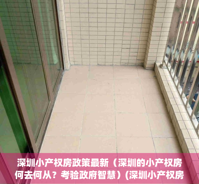 深圳小产权房政策最新（深圳的小产权房何去何从？考验政府智慧）(深圳小产权房新规定)