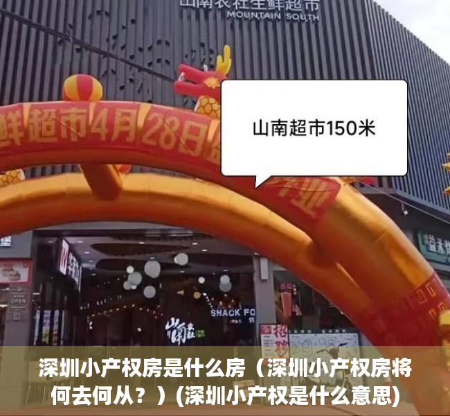 深圳小产权房是什么房（深圳小产权房将何去何从？）(深圳小产权是什么意思)