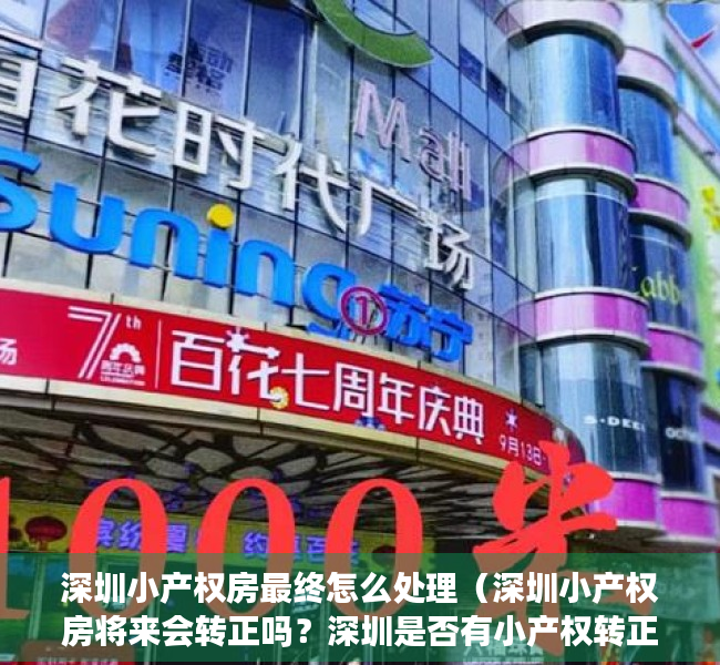 深圳小产权房最终怎么处理（深圳小产权房将来会转正吗？深圳是否有小产权转正的案例呢？）