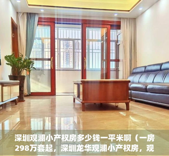 深圳观澜小产权房多少钱一平米啊（一房298万套起，深圳龙华观澜小产权房，观馨雅苑地铁口物业）