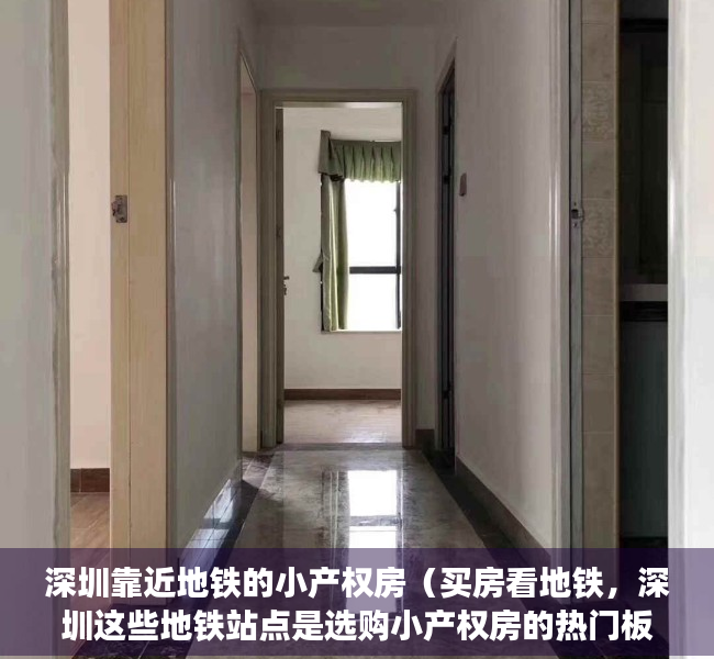 深圳靠近地铁的小产权房（买房看地铁，深圳这些地铁站点是选购小产权房的热门板块）