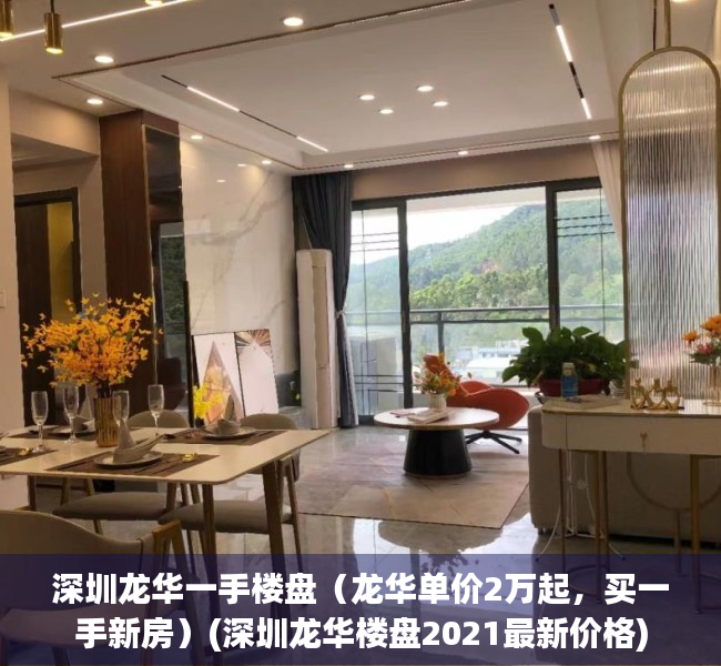 深圳龙华一手楼盘（龙华单价2万起，买一手新房）(深圳龙华楼盘2021最新价格)