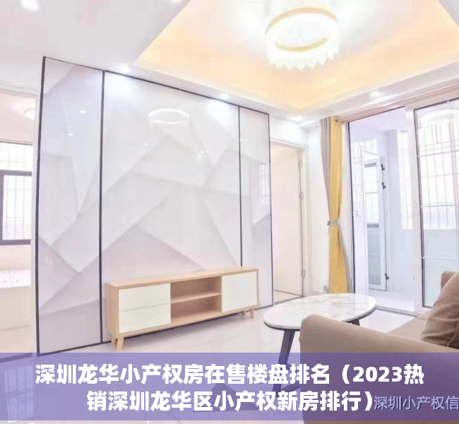 深圳龙华小产权房在售楼盘排名（2023热销深圳龙华区小产权新房排行）