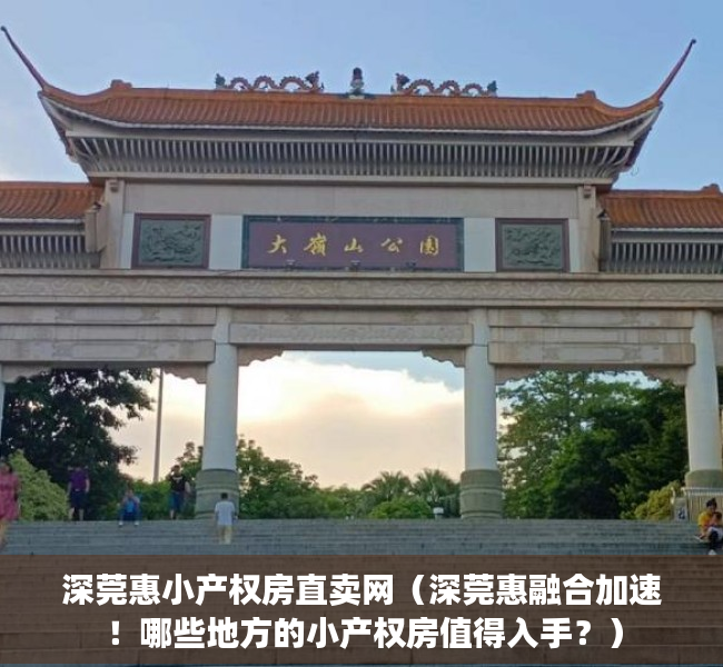 深莞惠小产权房直卖网（深莞惠融合加速！哪些地方的小产权房值得入手？）