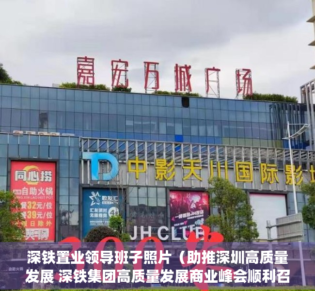 深铁置业领导班子照片（助推深圳高质量发展 深铁集团高质量发展商业峰会顺利召开）