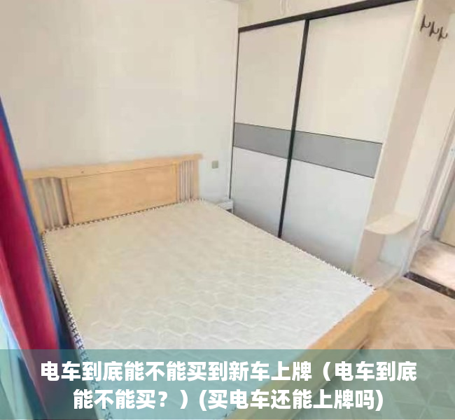 电车到底能不能买到新车上牌（电车到底能不能买？）(买电车还能上牌吗)