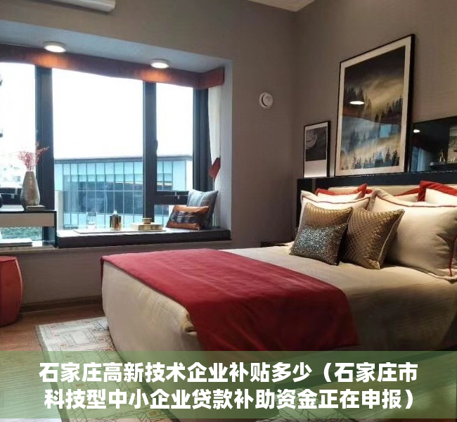 石家庄高新技术企业补贴多少（石家庄市科技型中小企业贷款补助资金正在申报）