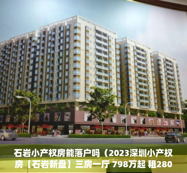 石岩小产权房能落户吗（2023深圳小产权房【石岩新盘】三房一厅 798万起 租2800元 【汇龙豪庭二期】）
