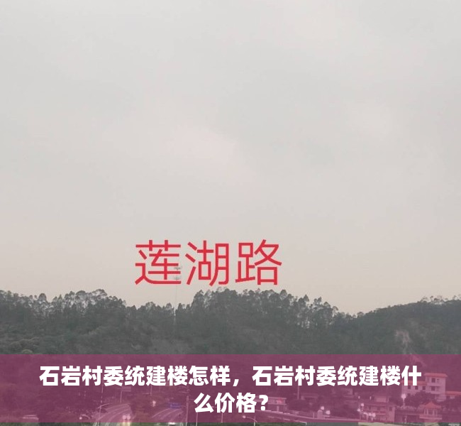 石岩村委统建楼怎样，石岩村委统建楼什么价格？