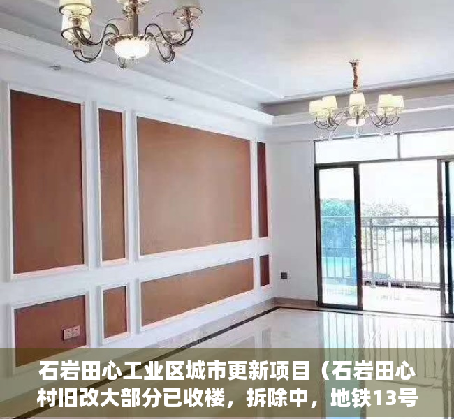 石岩田心工业区城市更新项目（石岩田心村旧改大部分已收楼，拆除中，地铁13号线石岩站上盖！）