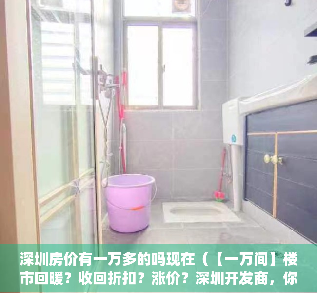 深圳房价有一万多的吗现在（【一万间】楼市回暖？收回折扣？涨价？深圳开发商，你不要这么狂！）