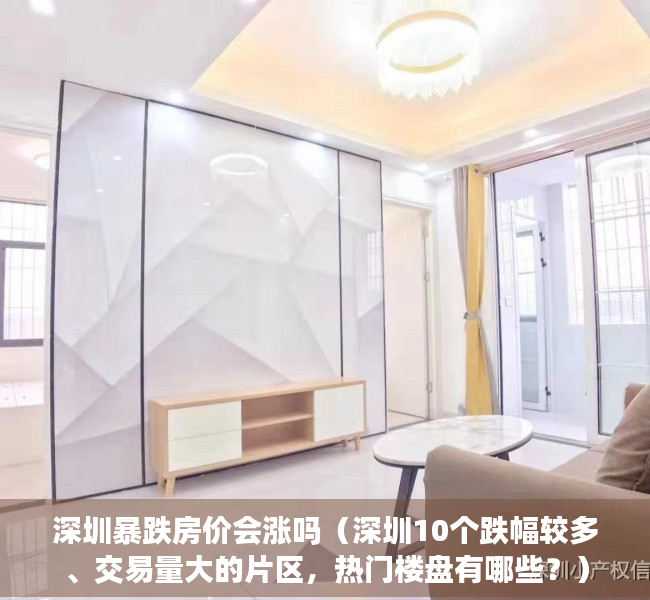 深圳暴跌房价会涨吗（深圳10个跌幅较多、交易量大的片区，热门楼盘有哪些？）