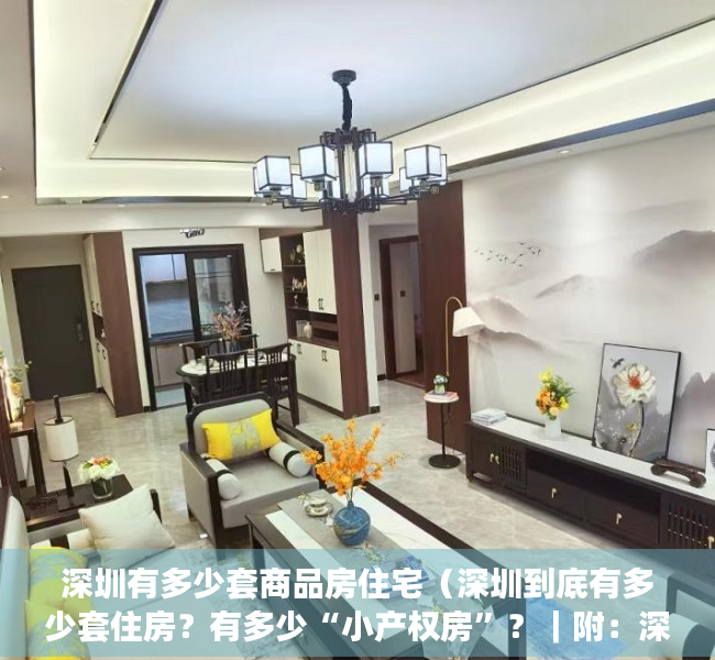 深圳有多少套商品房住宅（深圳到底有多少套住房？有多少“小产权房”？｜附：深圳房产人群分布图）