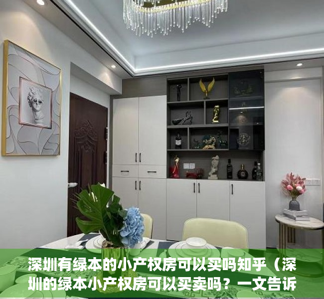 深圳有绿本的小产权房可以买吗知乎（深圳的绿本小产权房可以买卖吗？一文告诉你答案）