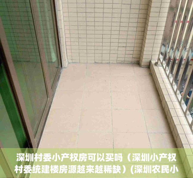 深圳村委小产权房可以买吗（深圳小产权村委统建楼房源越来越稀缺）(深圳农民小产权房有保障吗)