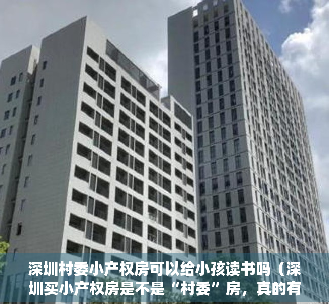 深圳村委小产权房可以给小孩读书吗（深圳买小产权房是不是“村委”房，真的有那么重要吗？）