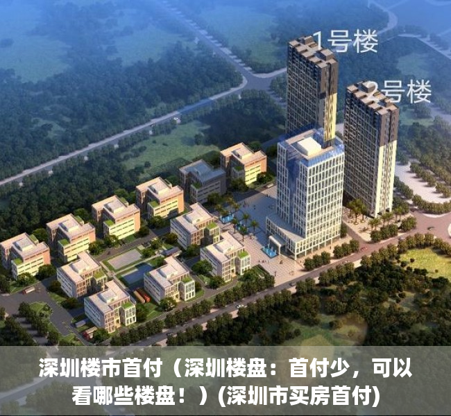 深圳楼市首付（深圳楼盘：首付少，可以看哪些楼盘！）(深圳市买房首付)