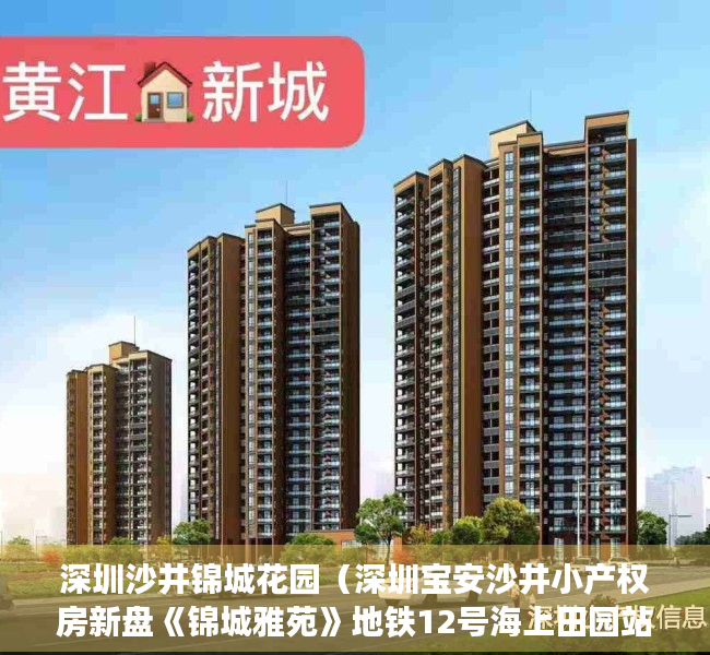 深圳沙井锦城花园（深圳宝安沙井小产权房新盘《锦城雅苑》地铁12号海上田园站地铁口 单间总价187万起 精装二房496万 集资村委统建楼旧改民房）