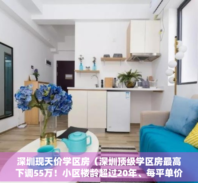 深圳现天价学区房（深圳顶级学区房最高下调55万！小区楼龄超过20年、每平单价一度超40万）