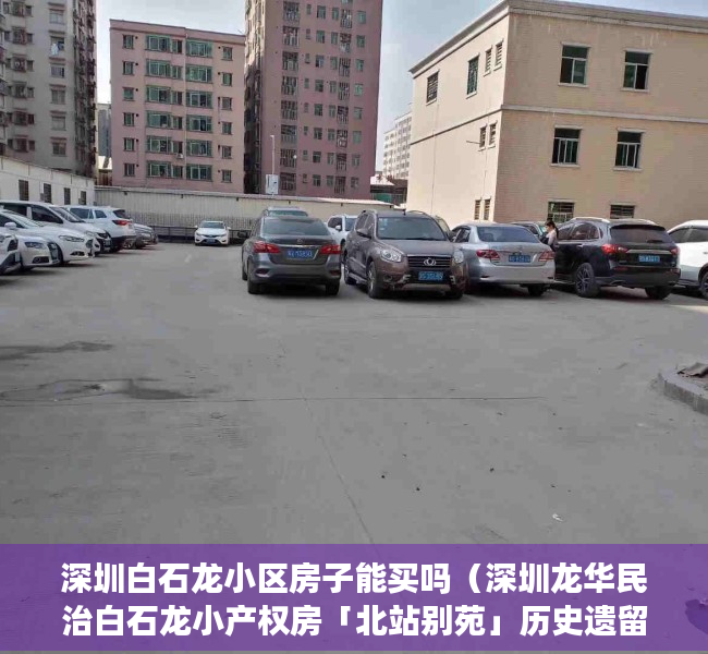 深圳白石龙小区房子能买吗（深圳龙华民治白石龙小产权房「北站别苑」历史遗留农民房，深圳北站4号线白石龙站，4号线白石龙地铁口 明厨明卫豪华装修，商品房品质）