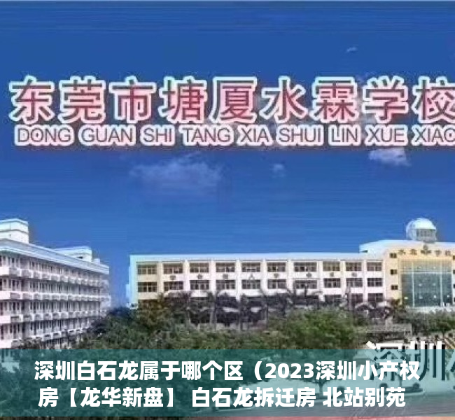 深圳白石龙属于哪个区（2023深圳小产权房【龙华新盘】 白石龙拆迁房 北站别苑  两 房总价 828万起）