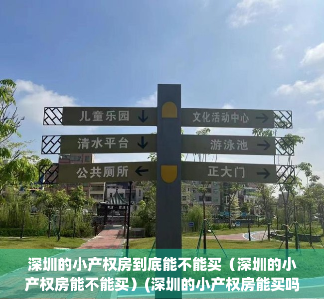 深圳的小产权房到底能不能买（深圳的小产权房能不能买）(深圳的小产权房能买吗?)