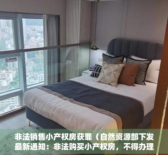 非法销售小产权房获罪（自然资源部下发最新通知：非法购买小产权房，不得办理登记！！！）
