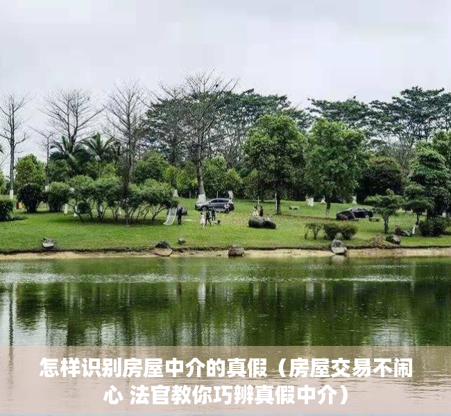 怎样识别房屋中介的真假（房屋交易不闹心 法官教你巧辨真假中介）
