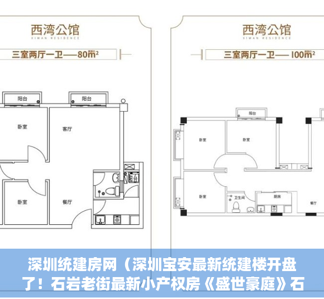 深圳统建房网（深圳宝安最新统建楼开盘了！石岩老街最新小产权房《盛世豪庭》石岩中心区大型统建楼  一手新盘200套房源任选 ，全部毛坯原始户型）