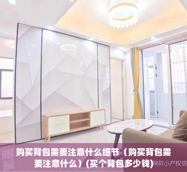 购买背包需要注意什么细节（购买背包需要注意什么）(买个背包多少钱)