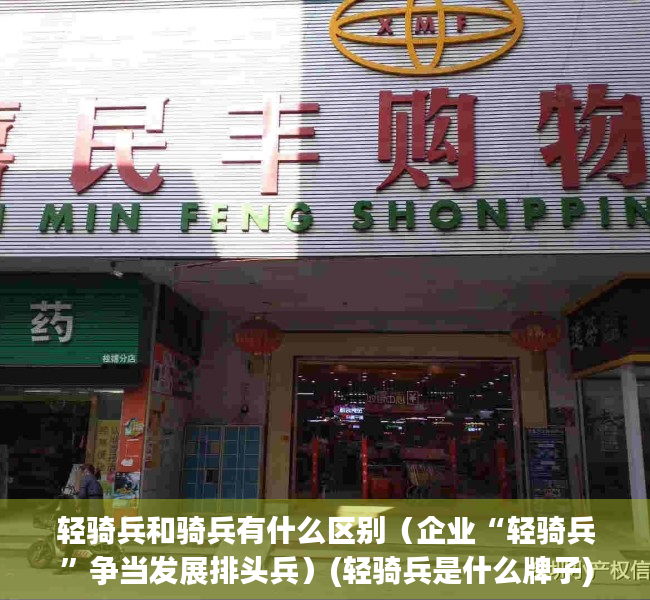 轻骑兵和骑兵有什么区别（企业“轻骑兵”争当发展排头兵）(轻骑兵是什么牌子)