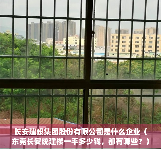 长安建设集团股份有限公司是什么企业（东莞长安统建楼一平多少钱，都有哪些？）