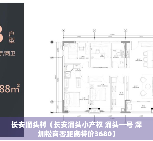 长安涌头村（长安涌头小产权 涌头一号 深圳松岗零距离特价3680）