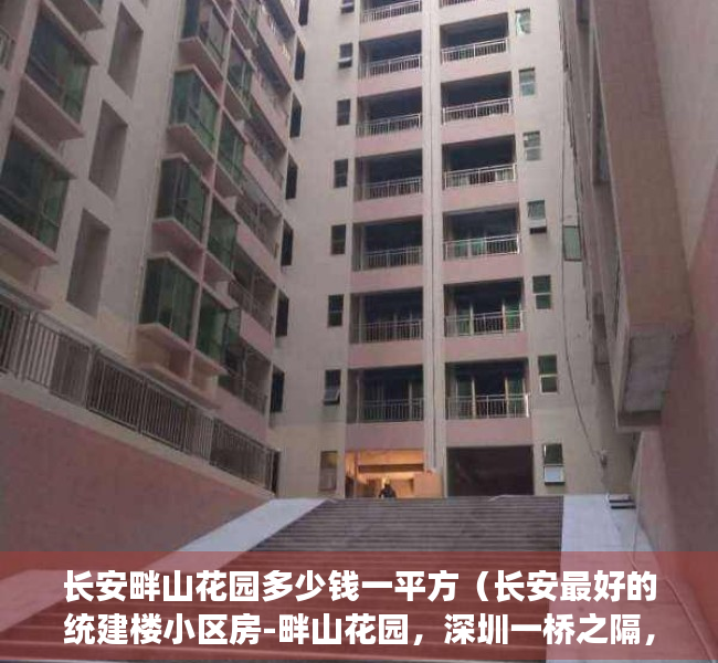 长安畔山花园多少钱一平方（长安最好的统建楼小区房-畔山花园，深圳一桥之隔，距离宝安松岗300米 一手二手小产权楼盘村委统建楼带学位的小产权房，学区房有哪些）