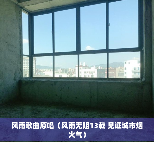 风雨歌曲原唱（风雨无阻13载 见证城市烟火气）