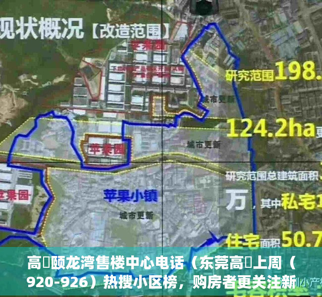 高埗颐龙湾售楼中心电话（东莞高埗上周（920-926）热搜小区榜，购房者更关注新世纪颐龙湾）
