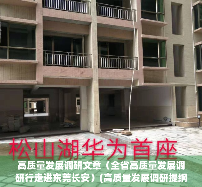 高质量发展调研文章（全省高质量发展调研行走进东莞长安）(高质量发展调研提纲)